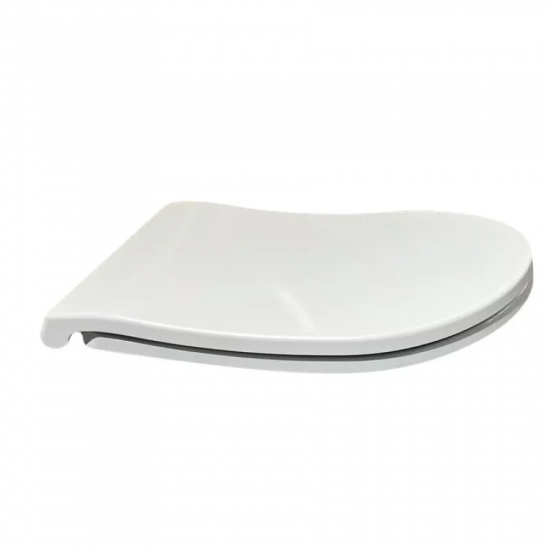 Сидіння-кришка для унітазу Koer AC-0101-SEAT COVER 450х390х80mm дюропласт з мікроліфтом (KR5617)
