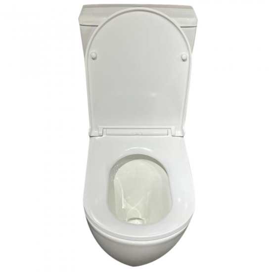 Унітаз-компакт ергономічний Koer TT-0201-T3 675x390x860mm система змиву TORNADO 3.0 (KR5613)