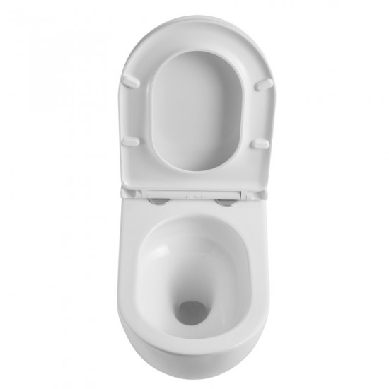 Унітаз підвісний ергономічний Koer TT-0101-T3 520x360x360mm система змиву TORNADO 3.0 (KR5615) Унітаз підвісний ергономічний Koer TT-0101-T3 520x360x360mm система змиву TORNADO 3.0 (KR5615)