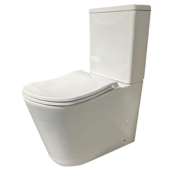 Унітаз-компакт ергономічний Koer TT-0202-T3 670x390x860mm система змиву TORNADO 3.0 (KR5614)
