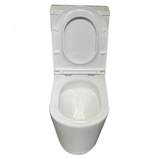 Унітаз-компакт ергономічний Koer TT-0202-T3 670x390x860mm система змиву TORNADO 3.0 (KR5614)