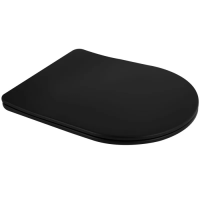 Сиденье-крышка для унитаза Mixxus Premium SEAT COVER ELLIPSE-BEVEL-2001 BLACK с микролифтом 463х361