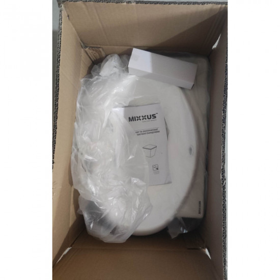 Раковина подвесная Mixxus Premium DIVERSE-1201-R 400х215х140mm с отверстием под смеситель и переливом (MP6506)