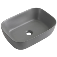 Раковина накладна Mixxus Premium DIVERSE-0116 GRAY 455x330x135mm (MP6651)