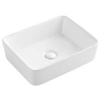 Умивальник накладний керамічний Mixxus Premium Quadro-0101 475x370x140mm (MP6487)