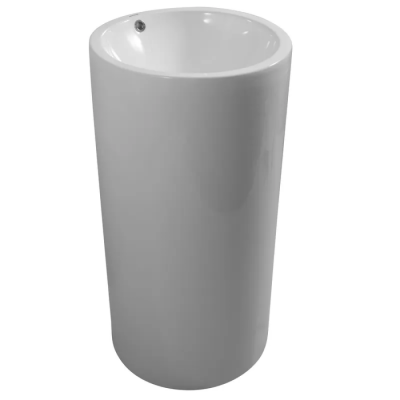 Раковина моноблок MIXXUS PREMIUM ELLIPSE-1101 460х460х855mm с переливом (MP6573)