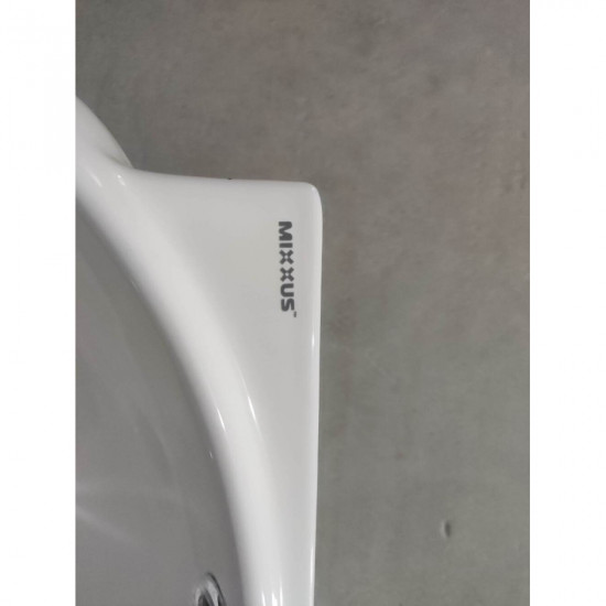 Раковина подвесная Mixxus Premium DIVERSE-1201-L 400х215х140mm с отверстием под смеситель и переливом (MP6507)