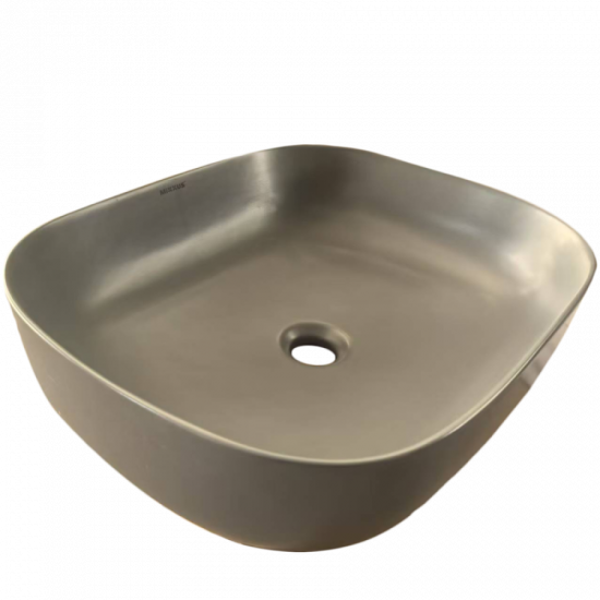 Раковина накладна Mixxus Premium DIVERSE-0115 GRAY 490x395x135mm (MP6650)