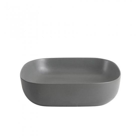 Раковина накладна Mixxus Premium DIVERSE-0115 GRAY 490x395x135mm (MP6650)