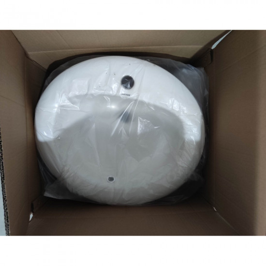 Раковина врізна на стільницю Mixxus Premium TOPPER-1602 515х400х200mm з отвором під змішувач та пер