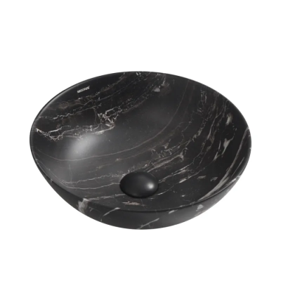 Раковина накладна Mixxus Premium ELLIPSE-0106 MARBLE 390х390х140mm (MP6533)