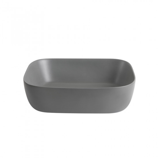 Раковина накладна Mixxus Premium DIVERSE-0116 GRAY 455x330x135mm (MP6651)