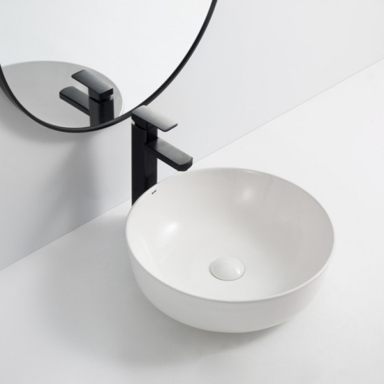 Раковина накладна Mixxus Premium ELLIPSE-0101 415х415х135mm (MP6531)