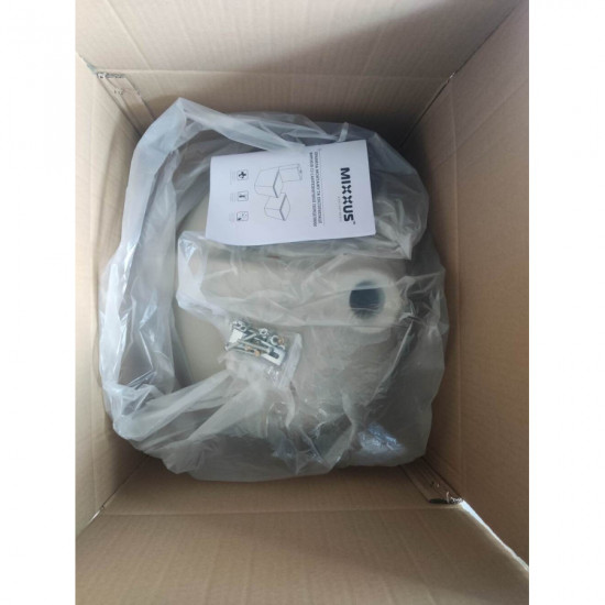 Раковина врізна під стільницю MIXXUS PREMIUM TOPPER-1701 495х405х205mm з переливом (MP6568)