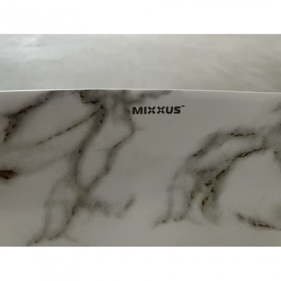 Раковина накладная Mixxus Premium BEVEL-0102 MARBLE 495х370х135mm (MP6519)