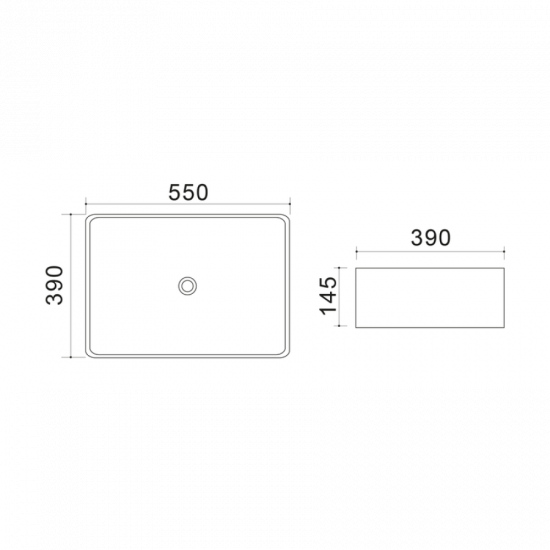 Смывное устройство накладное Mixxus Premium QUADRO-0108 GRAY 550x390x145mm (MP6652)
