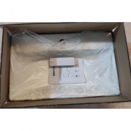 Раковина подвесная Mixxus Premium QUADRO-0206 600х360х130mm с отверстием под смеситель и переливом (MP6509)