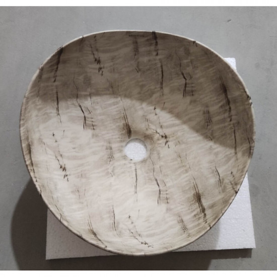 Раковина накладна Mixxus Premium WAVE-0103 MARBLE 380х380х170mm (MP6532)