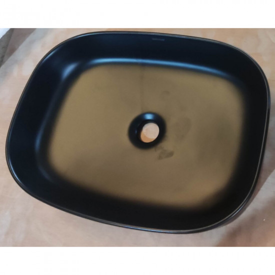 Раковина накладная Mixxus Premium BEVEL-0103 BLACK 510х370х120mm (MP6520)