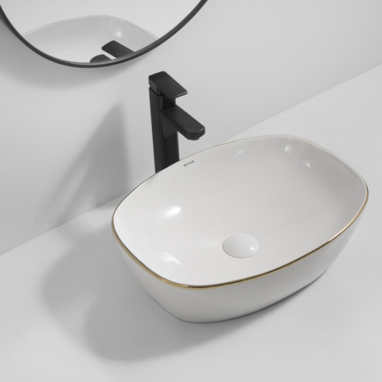 Смеситель накладной Mixxus Premium DIVERSE-0109 EDGE GOLD 500х380х140mm (MP6548)