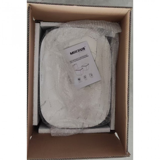 Раковина накладная MIXXUS PREMIUM DIVERSE-0112 MARBLE-BLACK 455х325х135mm (MP6541)