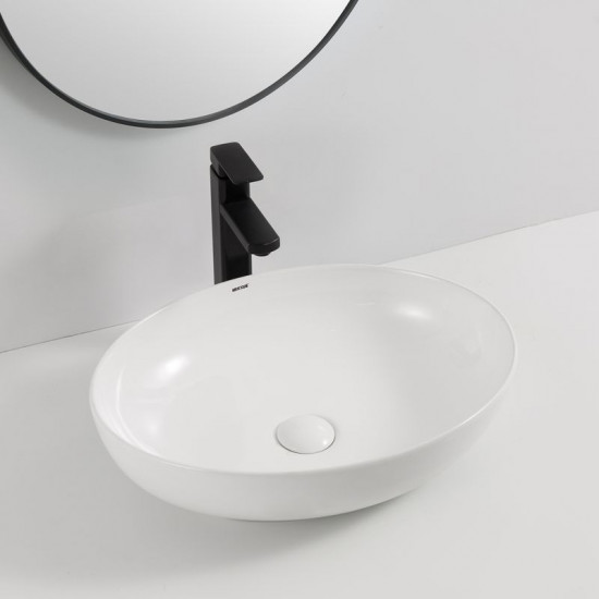 Раковина накладна Mixxus Premium ELLIPSE-0102 515х400х130mm (MP6551)