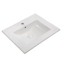 Раковина меблева Mixxus Premium CUBIC-1501 610х460х170mm з отвором під змішувач та переливом (MP649