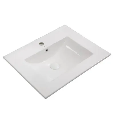 Раковина меблева Mixxus Premium CUBIC-1501 610х460х170mm з отвором під змішувач та переливом (MP649