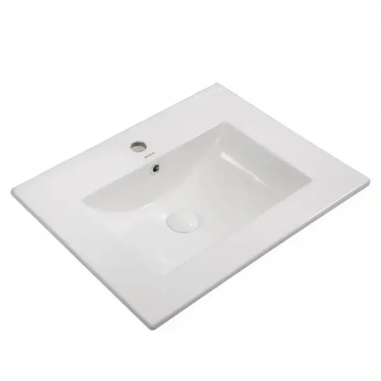 Раковина меблева Mixxus Premium CUBIC-1501 610х460х170mm з отвором під змішувач та переливом (MP649