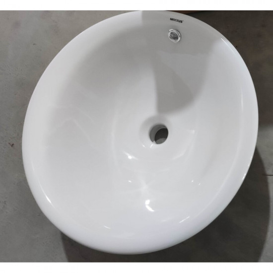 Раковина врізна на стільницю MIXXUS PREMIUM TOPPER-1601 470х470х180mm з переливом (MP6571)