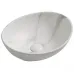 Раковина накладна MIXXUS PREMIUM ELLIPSE-0108 MARBLE 400х330х145mm (MP6526)