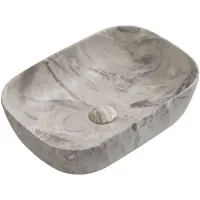 Раковина накладна MIXXUS PREMIUM DIVERSE-0113 MARBLE 455х325х135mm (MP6544)