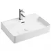 Умывальник накладной керамический Mixxus Premium Quadro-0202 с переливом 600x420x120mm (MP6479)