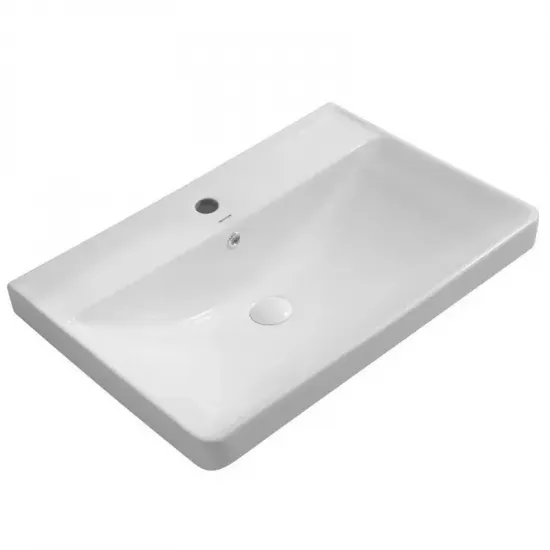 Раковина меблева MIXXUS PREMIUM STYLE-1502 700х480х190mm з отвором під змішувач та переливом (MP649