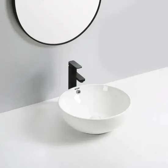 Раковина накладна Mixxus Premium ELLIPSE-0205 430х430х175mm з переливом (MP6530)