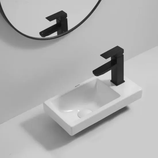 Раковина меблева Mixxus Premium QUADRO-1501 400х215х105mm з отвором під змішувач (MP6502)