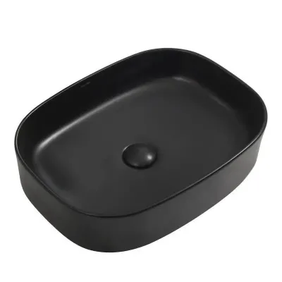 Раковина накладная Mixxus Premium BEVEL-0103 BLACK 510х370х120mm (MP6520)