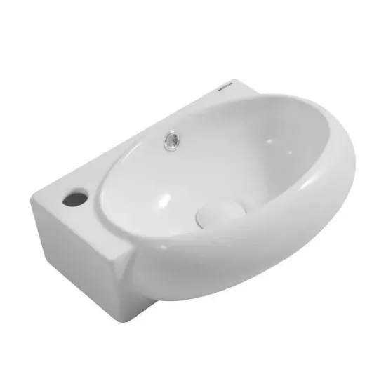 Раковина подвесная Mixxus Premium DIVERSE-1201-R 400х215х140mm с отверстием под смеситель и переливом (MP6506)