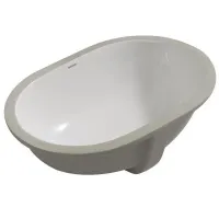 Раковина врізна під стільницю MIXXUS PREMIUM ELLIPSE-1701 570х385х205mm з переливом (MP6566)