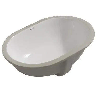 Раковина врізна під стільницю MIXXUS PREMIUM ELLIPSE-1701 570х385х205mm з переливом (MP6566)