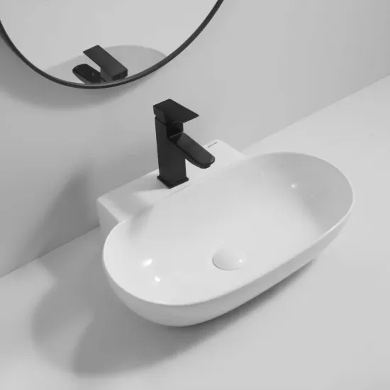 Подвесная раковина MIXXUS PREMIUM DIVERSE-0201 560х390х125mm с отверстием под смеситель (MP6510)