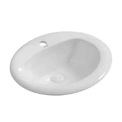 Раковина врізна на стільницю Mixxus Premium TOPPER-1602 515х400х200mm з отвором під змішувач (MP6572)