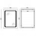 Дзеркало Mixxus TWEE MR09-80x60-REVERSE з LED Touch, Anti-fog, димером, регулюванням яскравості (MI
