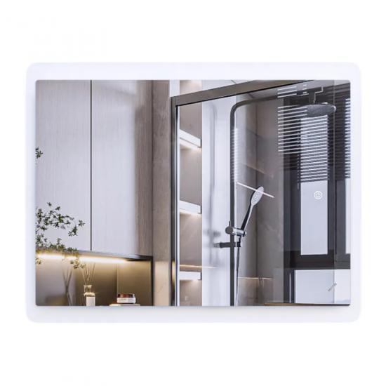 Дзеркало Mixxus Premium OLIVARY MR19-90x70-REVERSE (LED Touch, Anti-fog, димер (3-6,5kK)) (MP6630)