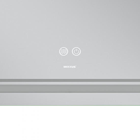 Дзеркало Mixxus Premium QUADRO MR20-100x70 (LED Touch, Anti-fog, димер, лінза) (MP6622)