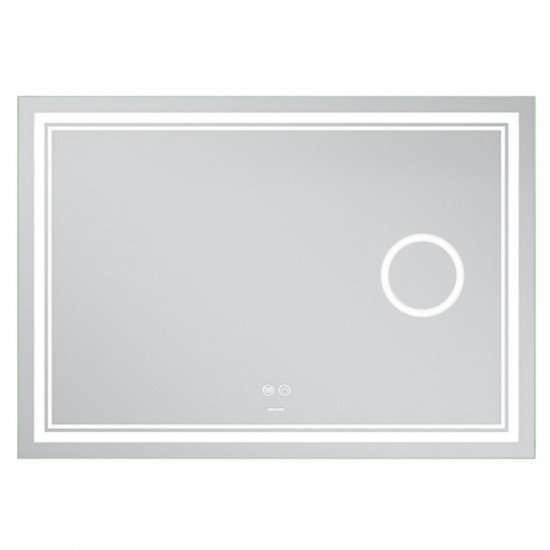 Дзеркало Mixxus Premium QUADRO MR20-100x70 (LED Touch, Anti-fog, димер, лінза) (MP6622)