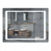 Дзеркало Mixxus Style MR03-70x50 (годинник, LED-підсвічування, антизапотівання) (MI6006)