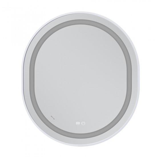 Дзеркало Mixxus Premium ELLIPSE MV05-80x70-REVERSE WHITE (LED Touch, Anti-fog, димер (3-6kK)) (MP66