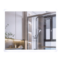 Зеркало Mixxus Premium OLIVARY MR19-100x80-REVERSE (LED Touch, Anti-fog, диммер (3-6,5kK)) (MP6629)