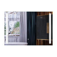 Зеркало Mixxus Premium LINES MR18-100x70-REVERSE (LED Touch, Anti-fog, диммер) (MP6627)